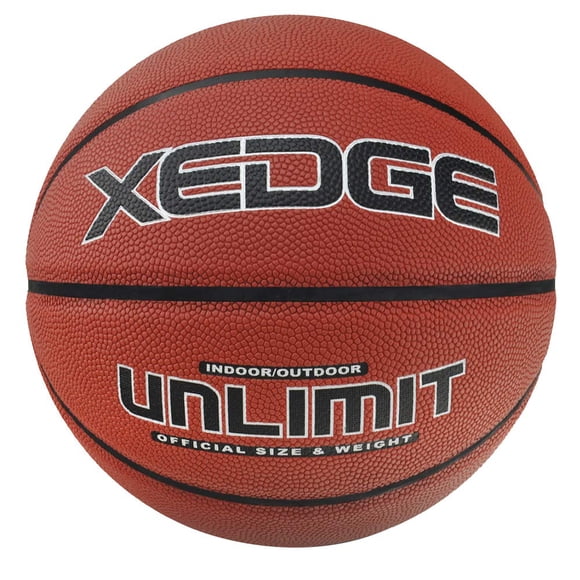 Baloncesto XEDGE de piel compuesta, talla 5, para interiores y exteriores