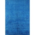 thumbnail image 1 of Ahgly Company Machine Washable Indoor Rectangle Industrial Modern Neon Blue Area Rugs, 8' x 12', 1 of 7