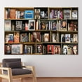 thumbnail image 2 of Book Canvas Art, Photo Books Art, Reading Room Poster, Library Photo Print, Abstract Wall Decor, Library Printed, Bookshelf Photo Canvas Art, Canvas Wall Decor - 3P-Gold Framed, 2 of 9