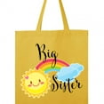 thumbnail image 3 of Inktastic Big Sister- Sun and Rainbow Tote Bag, 3 of 3