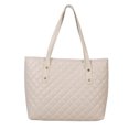 thumbnail image 1 of Bolsa Rhombic Lattice Ladies Tote Bags de hombro de gran capacidad para el trabajo (blanco) Tmvgtek Para Estrenar, 1 of 9