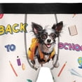 thumbnail image 4 of Back to School Cute Chinese Crested All Over Print Boxer Briefs Underwear for Men Dad Dog Lover - 13010, 4 of 6
