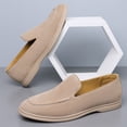 thumbnail image 4 of Men's Slip On Suede Texture Flat Loafer Casual Shoes, 4 of 7