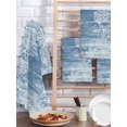 thumbnail image 2 of Blue Coastal Nautical Kitchen Dish Towels for Drying Dishes Set of 3, Summer Ocean Sea Waves Starfish Coral Waffle Weave Microfiber Hand Tea Bathroom Towels Quick Dry & Absorbent Towel 15.7x23.6, 2 of 7