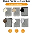 thumbnail image 6 of Window Screen Frame Small Kit, Black, 5/16” 3/4", 10 Sticks 72”, 25 Corners, 60ft Spline, 6 of 8