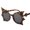 Khaki, variant on Eosunjian 1 Pair Unisex Retro Bat Shape Sunglasses Women Men Punk Eyewear Hip Hop Style Funny Sun Glasses Fashion Accessories