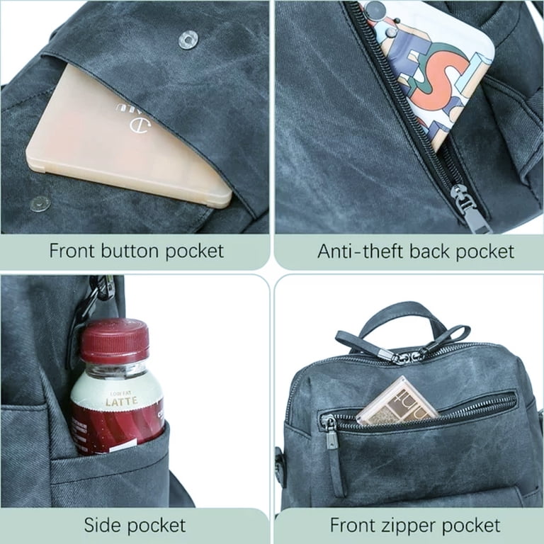 Women Backpack PU Leather Designer Travel Backpack , Fashion 