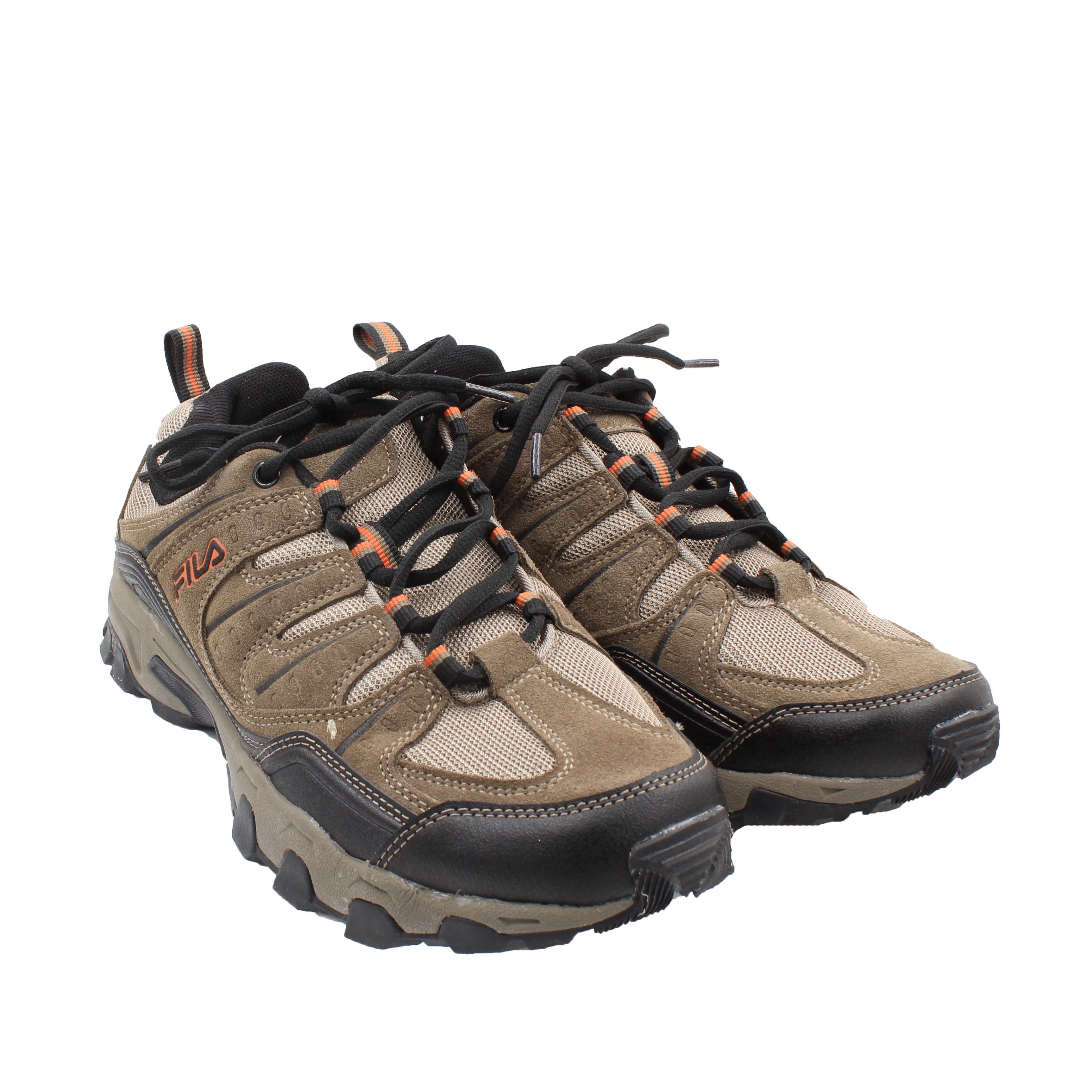 Fila Men's Outdoor Running Shoes (Brown/Orange, 9.5)