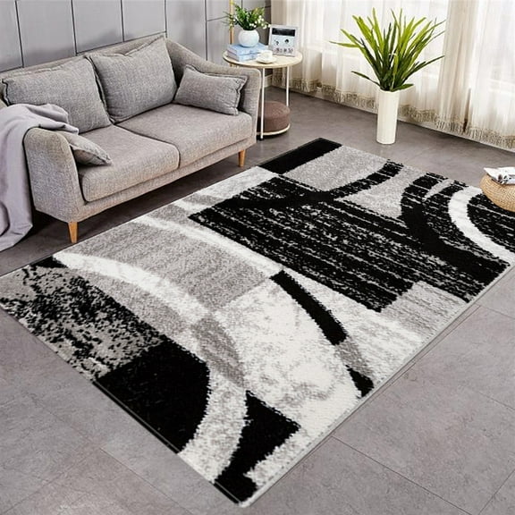 Area Rug Modern Geometric Anti-slip Carpet Indoor Mat Decoration Large Area Rugs Living Room Bedroom