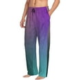 thumbnail image 6 of Daiia vintage dark paint Pattern Men's Sleep Pant with Pockets and Drawstring,Pajama Pants-Large, 6 of 6