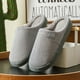 thumbnail image 5 of Zapatos De Algodn De Suela Suave Para Uso Domstico Con Aislamiento Trmico, Ideales Para El Cmodo Uso En Interiores Durante Los Meses Ms Fros, UKHBMC | 42, Gray, 5 of 9