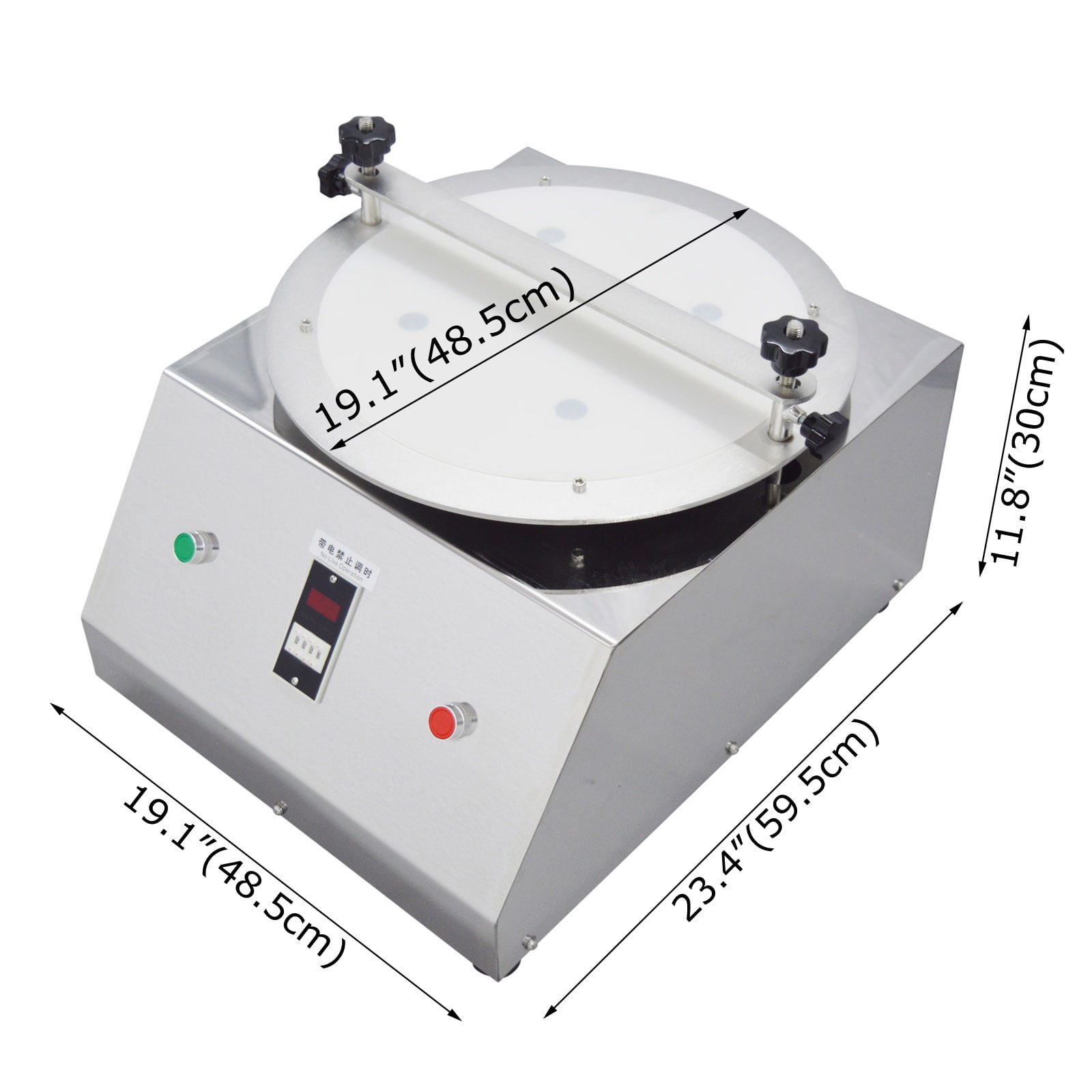 INTBUYING φ15.75in Electric Vibrating Sieve Machine Lab Shaker Sifter for Granule Powder Grain