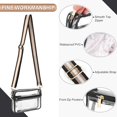 thumbnail image 3 of Kukuzhu Clear Bag Stadium Approved Clear Purse Concert Stadium Clear Crossbody Purse PVC Clear Shoulder Bag Sports, 3 of 6