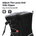 thumbnail image 3 of Blikcon Boys Snow Boots Water-Resistant Slip Resistant Warm Winter Shoes (Toddler/Little Kid), 3 of 7