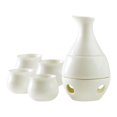 thumbnail image 2 of Juego de sake de cerámica con calentador, botella de sake de tradicional, 4 tazas de cerámica para bar, cumpleaños, amigos y ., 2 of 8