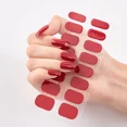 thumbnail image 3 of Pegatinas de Gel semicuradas para decoración de uñas, tiras de uñas de crema de larga duración, parche deslizante, lámpara UV, calcomanía curada, blanco puro, negro, desnudo, 1 unidad, 3 of 7
