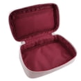 thumbnail image 3 of Bolsa de cosméticos de cuero PU con cierre de cremallera, gran capacidad, esponjosa para mujeres y niñas, 3 of 9