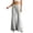 C-Grey, variant on Womens Pants Casual Trousers Low Rise Relaxed Straight Leg Pants with Folded Waistband Daily Wear