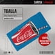 thumbnail image 2 of TOALLA COCA COLA AZUL VASO, 2 of 7