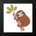 thumbnail image 2 of Anglicas, Louise 20x20 Black Modern Framed Museum Art Print Titled - Brown Sloth, 2 of 5