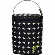 JJ Cole 2-Bottle Baby Bottle Cooler Bag, Black Silver by JJ Cole