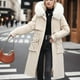 thumbnail image 4 of Parkas de manga larga para mujer, chaqueta de algodón cálida de manga larga para otoño e invierno, abrigo de mujer, 4 of 7