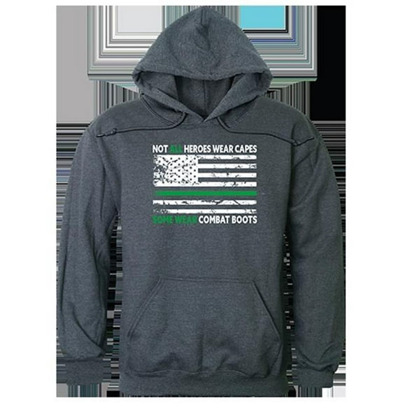 Rapid Dominance  Not All with TGL Graphic Pullover Sweatshirt, Heather Charcoal - 2XL