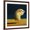 Brown Frame, variant on Art.com Yoga Chick Half Moon Stretched Canvas Print Wall Art by Lucia Heffernan, 24" x 24"