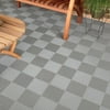 BlockTile Deck and Patio Flooring Interlocking Perforated Tiles, Set of 30
