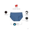 thumbnail image 2 of Hanes Ultimate Women’s Hipster Underwear 5-Pack ComfortSoft Wicking Soft Stretchy, 2 of 9