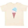thumbnail image 3 of Inktastic Ice Cream Cone with Heart Boys or Girls Toddler T-Shirt, 3 of 5