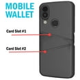 thumbnail image 2 of Nakedcellphone Case Compatible with CAT S62 Pro Phone, Mobile Wallet Cover Vegan Leather Slim Hard Shell [with Credit Card Slots], 2 of 7