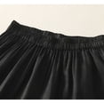 thumbnail image 4 of 9 Piece Shorts Loungewear Women’s Ruffle Home Shorts Elastic Waist Lace Shorts Summer Casual Home Sleepwear Loungewear Bottoms Black XL, 4 of 9