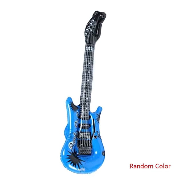 ziyahi Random Color Microphone Guitar Saxophone Radio Shaped Inflatable Musical Instrument Holiday Party Decoration Toy