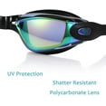 thumbnail image 3 of Gafas de natación, gafas de natación sin fugas antivaho adultos hombres mujeres jóvenes y adultos colorido negro Sincero  Hogar, 3 of 7