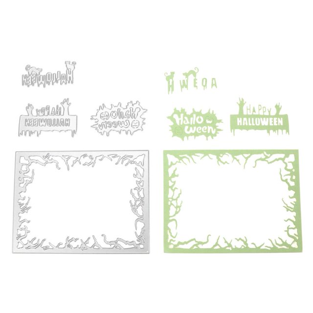 Troquel De Corte Troqueles de corte de Halloween, plantillas para álbum de recortes en relieve, tarjeta de álbum DIY (MS-471)