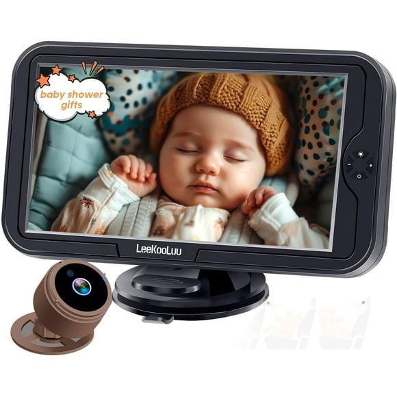 Cámara de coche para bebé LeekooLuu 1080P HD Crystal Night Vision