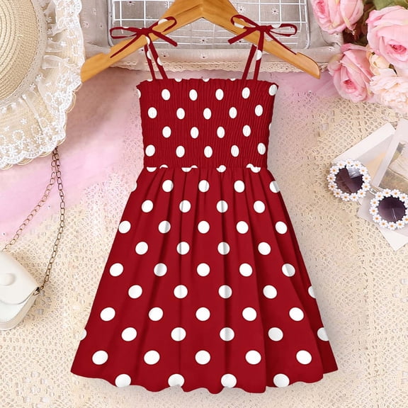 Pejock Baby Girl Dress - Toddler Princess Beach Dress, Summer Sleeveless Casual Outfit for Ages 1-6 Years, Stretchy Comfort for Play & Holiday Gifts (90-130cm)