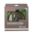 thumbnail image 2 of Cable para Instrumentos Kirlin Verde Negro Onda 20 Pies 1/4 Pulgadas Ángulo Recto a Recto, 2 of 3