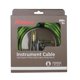 thumbnail image 2 of Cable para Instrumentos Kirlin Verde Negro Onda 20 Pies 1/4 Pulgadas Ángulo Recto a Recto, 2 of 3
