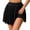 Black, variant on Womens Skirts with Shorts, 2-in-1 High Waisted Yoga Skirt with Pockets, Athletic Tennis Golf Skirt with Built-in Compression Shorts, Quick Dry Activewear Skort,Black L