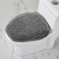 thumbnail image 4 of Better Trends 5 Piece Bathroom Rug Set 100% Cotton Extra Soft Tufted Bath Rug Water Absorbent Non-Slip Bath Mat Machine Washable (Gray) Hugo Collection, 4 of 8