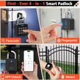 thumbnail image 2 of Fingerprint Locker Lock with Code, 2 of 8