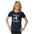 thumbnail image 4 of State of New York Home Of Baseball Womens Slim Fit Graphic Tee Brisco Brands L, 4 of 5