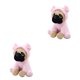thumbnail image 2 of Tholdsy Perros de simulación de peluche de 20CM, Sharpei Pug, cachorro encantador, juguete para mascotas, Animal de peluche, regalos de cumpleaños y Type1 NO1 Tholdsy CBP093694, 2 of 5