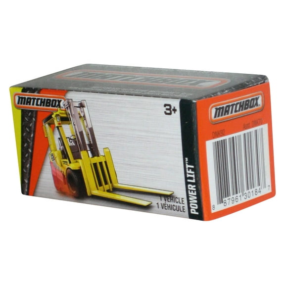 Matchbox MBX Construction Yellow Power Lift (2015) Power Grabs Box Toy 52/125