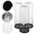 thumbnail image 3 of HEALEEP 3pcs Tennis Balls Box PVC Holder For Sports Practice, 3 of 8