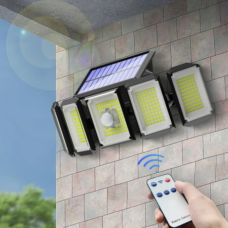 

Pebbuoy Solar Outdoor Light Super Bright 3 Modes Simple Installation Auto Charging IP65 Waterproof Motion Sensor Garden Lamp