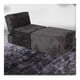 thumbnail image 1 of Sofa Cama M&E MUEBLES Fernanda Gris Oxford Con Taburete, 1 of 13