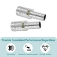 thumbnail image 4 of Uxcell 2 Pcs 3/4" a 9/16" adaptador de manguera de acero inoxidable, 4 of 6